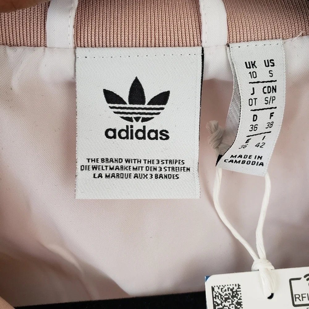 ADIDAS 3-Stripes Blush Pink Track Jacket